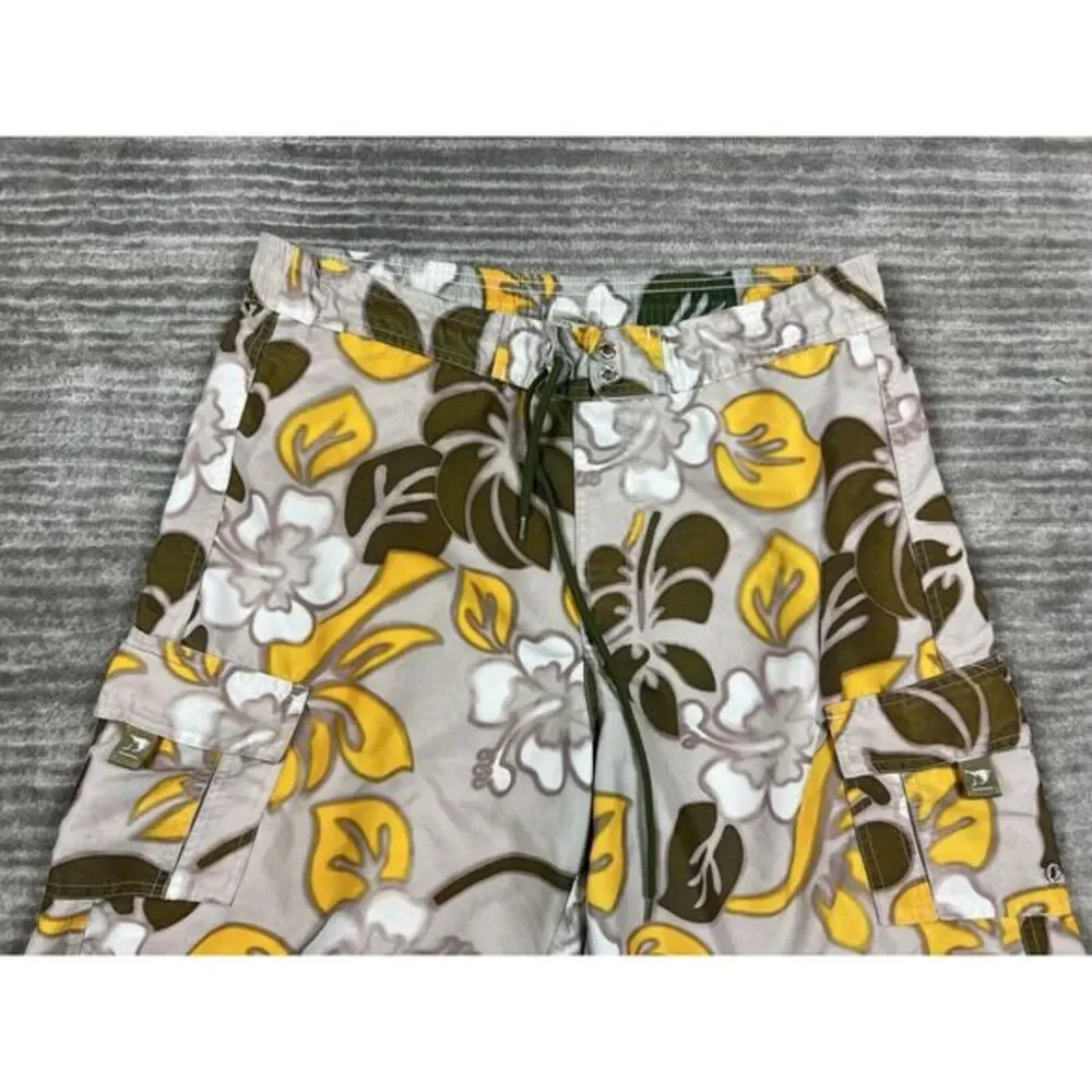 Marlin Trading Company Shorts‎ Mens Medium Multicolor Mesh Lined Drawstring